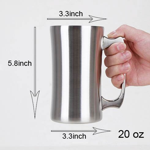 Taza Aislante Orgmemory De Acero Inoxidable Para Café, 20