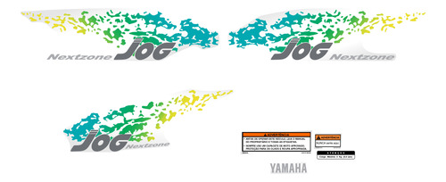 Kit Adesivos Yamaha Jog 50 Branca 1997