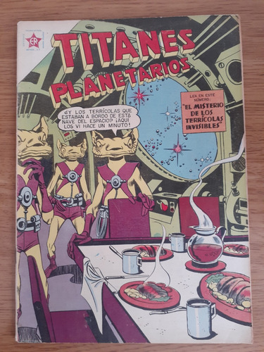 Cómic Titanes Planetarios Número 57 Novaro 1958