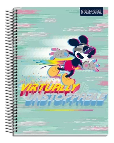 Cuaderno Triple Mickey Mouse 150 Hojas 28x20.5 Cm