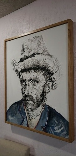Portrait Vincent Van Gogh - Original Susana Padilla