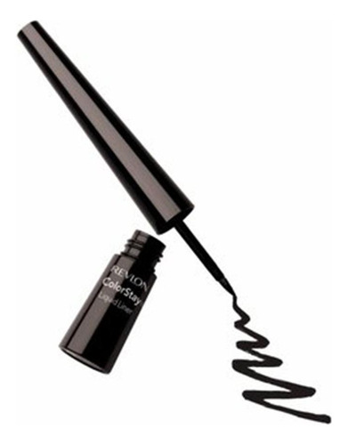 Delineador de ojos líquido Revlon Liquid Eyeliner color black brown