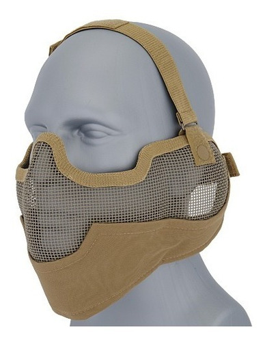 Imagen 5 de 5 de Careta Media Cara Malla Airsoft Lancer Tactical Xtr P