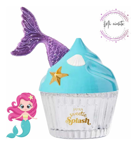 Jafra Sweetie Splash Sirena Niña Agua De Tocador 50 Ml