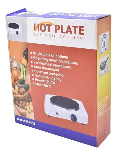 Anafe Hornalla Eléctrica 1000w Lh-1321 Color Blanco