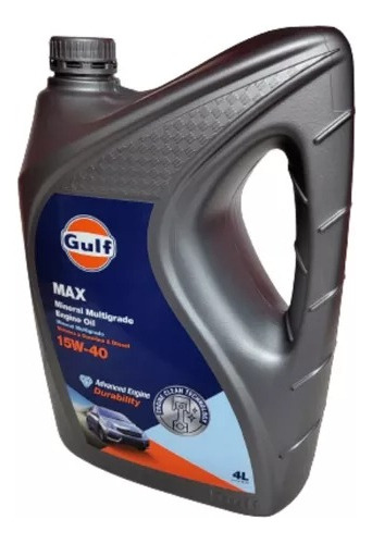 Aceite Multigrado Gulf Max 15w40  4 Litros