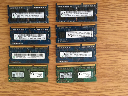 Memorias Para Notebook 4gb Ddr3l Pc3-12800 (1600mhz) (Usado)