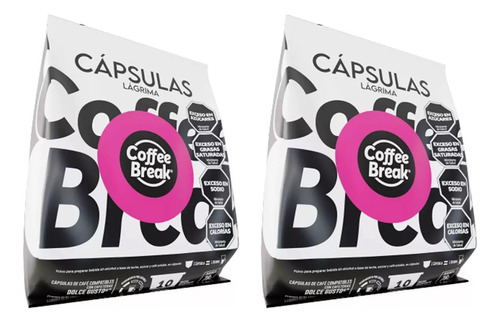 Cápsulas Coffee Break Lágrima Compatibles Dolce Gusto 20u