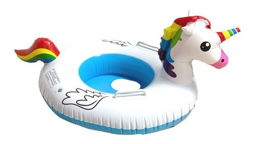 Flotador Inflable Piscina Unicornio Niños Colores Verano