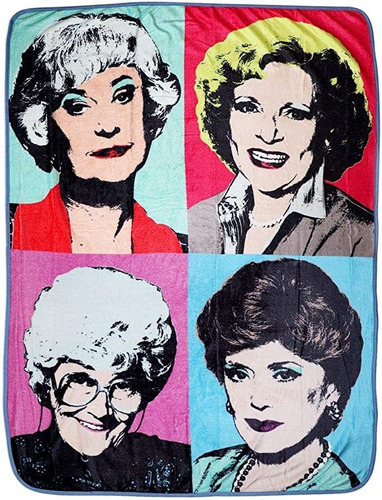 Manta De Forro Polar Warhol Con Temática De Golden Girls |.