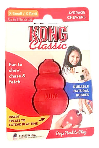 Pelota Kong Tradicional Extra Chica (t4) Roja