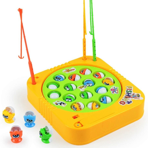 Brinquedo Pesca Peixe Jogo Pega Peixe Vareta Infantil