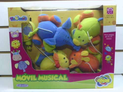 Cunero Movil Musical Vulcanita The Coloria Envio Gratis Caba