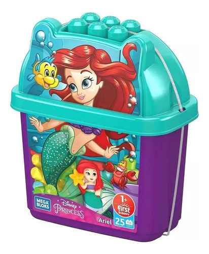Mega Bloks - Disney Princesas - Ariel - 25 Piezas - Mattel
