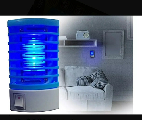 Par Lampara Mata Mosquito Insectos Luz Led Nocturna 2 Piezas