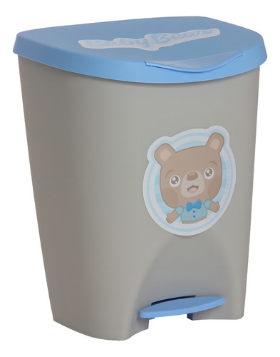 Lixeira Infantil Com Pedal 7,5l Linha Baby Meninos Meninas