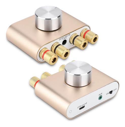 Amplificador Reproductor Estéreo Hifi Digital Mini Power De