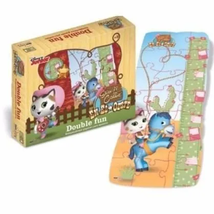 Puzzle Double Fun - Sheriff Callie Ploppy 580967