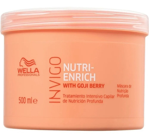 Kit Wella Nutri Enrich Shampoo 1lt Cond 1 Lt E Mascara 500gr
