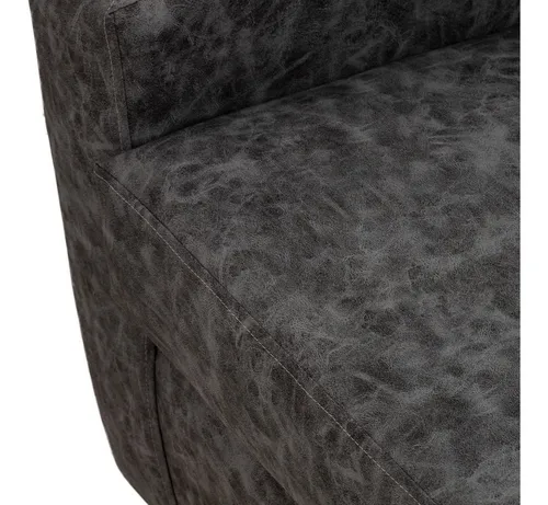 Living George 32 Cuero Auris Gris / Muebles América