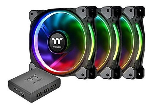 Ventilador Thermaltake Riing Plus 14 Rgb Tt Triple Pack- Cl-