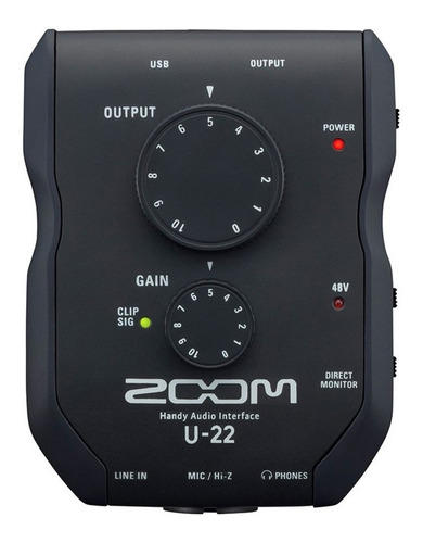 Interface De Audio Externa Zoom U22 Usb 2 In