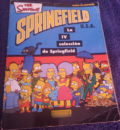 Album Los Simpsons Panini 4 Coleccion 