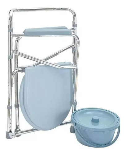 Baño Inodoro W.c Portátil Plegable Silla Ducha Portatil