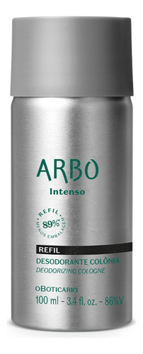 O Boticário Arbo Intenso Refil Deo Colônia Masculino 100ml