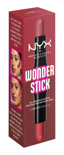 Barra Rubor Wonder Stick Blush Nyx Professional Makeup