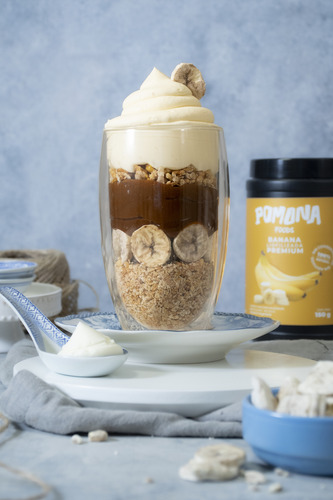 Fruta Banana Liofilizada 150g Premium Pomona Foods