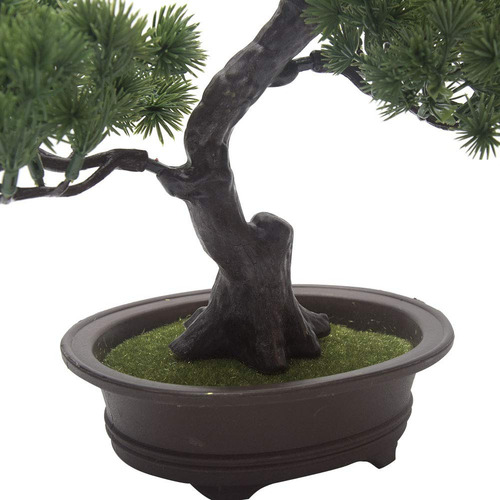 Árbol Bonsái Artificial De Pino En Maceta Decorativa Estilo #3