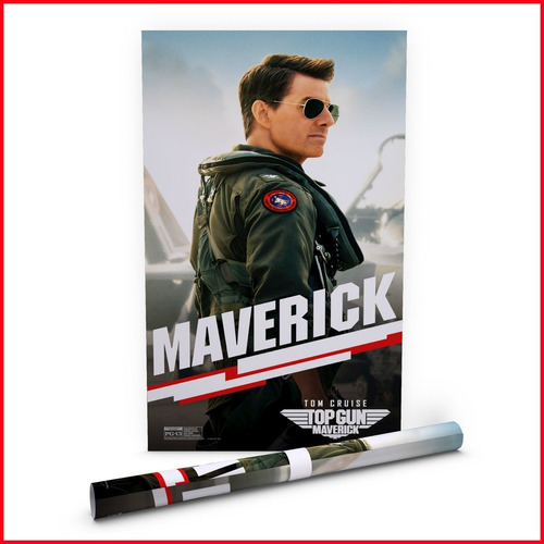 Poster Pelicula Top Gun Maverick Tom Cruise 2022 #9 -33x60cm