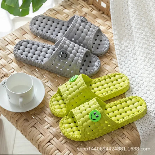 Zapatillas De Masaje De Pvc Con Diseño Hueco, Transpirables