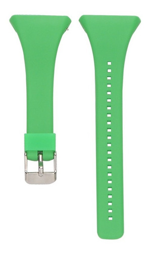 Pulseira Silicone Verde Compatível Com Polar Ft7 Ou Ft4