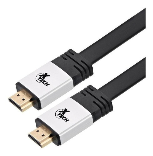 Cable Hdmi 2.0 Hd 3d 4k 60fps 3m Plano Ofc Xtech Xtc-620