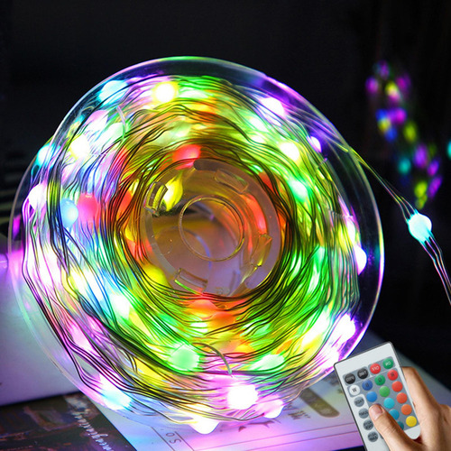 Luces De Hadas De Alambre De Cobre Ligero Diy Ip68 20 Metros