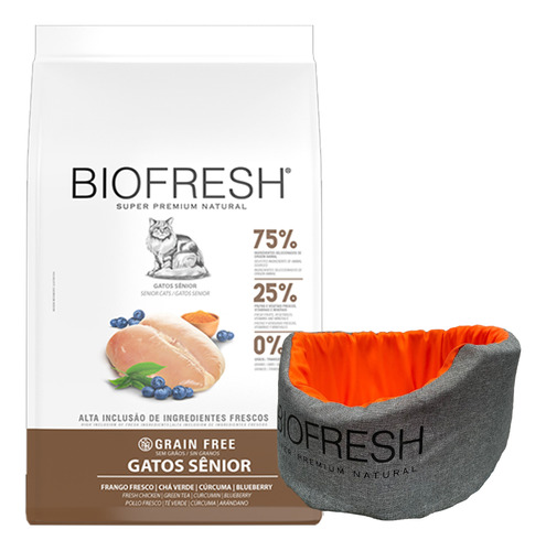 Alimento Super Premium Biofresh Gato Senior Pollo 7,5 Kg