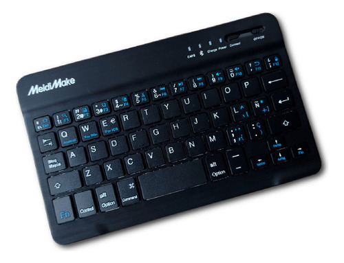 Miniteclado Bluethoot 3.0 Recargable Tecla Ñ Android Ios Mac