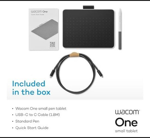 Tableta De Dibujo Bluetooth Wacom One, Pequeña Tableta De De