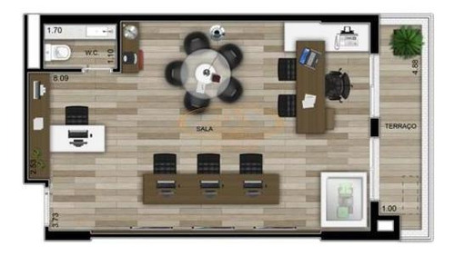 Imagem 7 de 7 de Sala Comercial Localizado(a) No Bairro Vila Mathias Em Santos / Santos - 5623