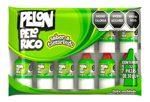 Imagen 1 de 1 de Pelon Pelo Rico 12 Pzs De 30 G C/u