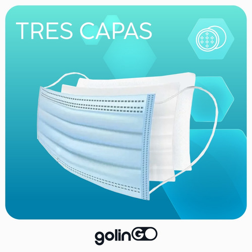 Imagen 5 de 9 de Cubrebocas Termosellado Tricapa Mascarilla Plisado 200 Pz
