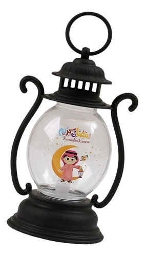 3 Linterna De Vela De Ramadán, Linterna Led, Negro