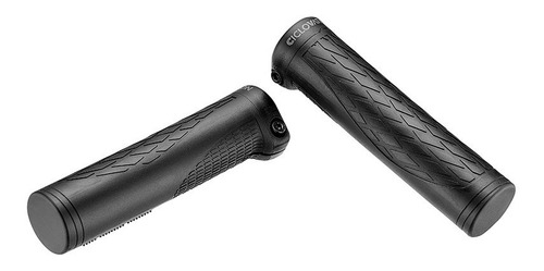 Puños Para Bicicleta Ciclovation Trail Comp Grip Color Negro