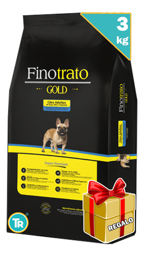 Alimento Finotrato Gold Perro Adulto Raza Mini Y Peq 3 Kg