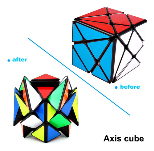 Axis Magic Cubo Cambia De Forma Irregular La Velocidad Del C