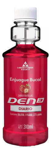 Enjuague Bucal Diario Den3 Frutilla 310 Ml