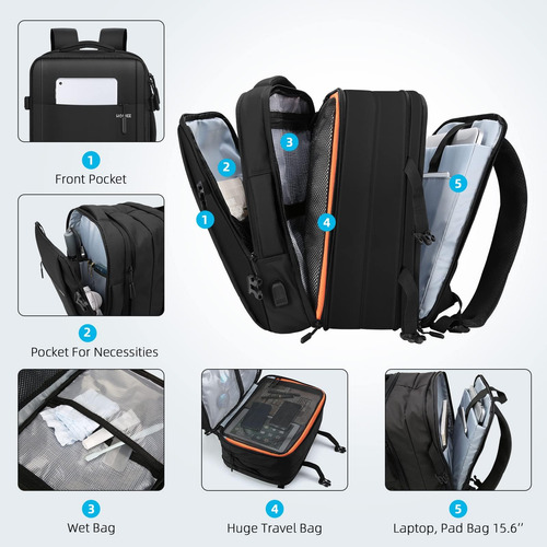 Mochila Para Laptop De Viagem Homiee Bolsas De Mão Para Voo
