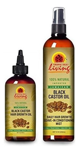 Tropic Isle Living Jamaican Black Castor Oil Hair Growth
